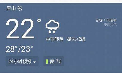 眉山天气实时预报_眉山天气预报7天