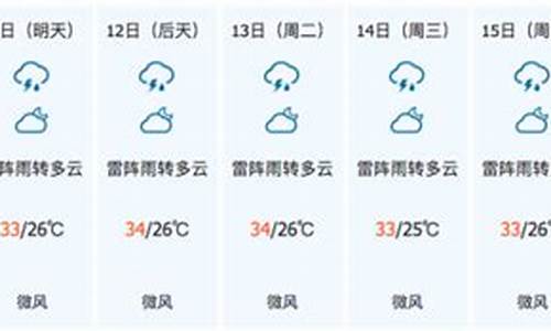 海南儋州天气预报15天查询_海南儋州天气预报15天查询百度百