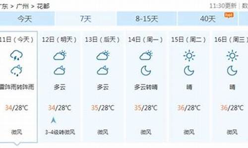 花都天气预报_东南花都天气预报